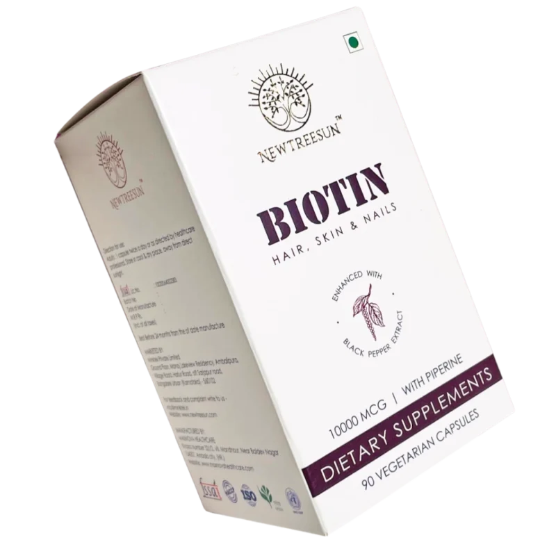 Biotin Box Packaging- Kreatica Packaging